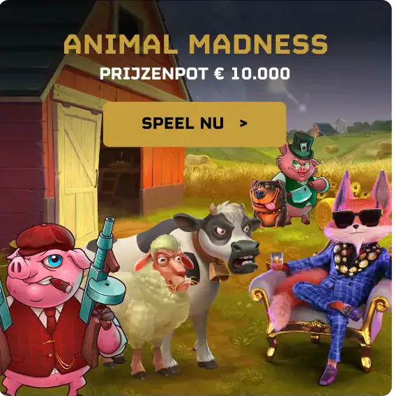 Animal Madness campaign banner - prize pot of 10,000 euro