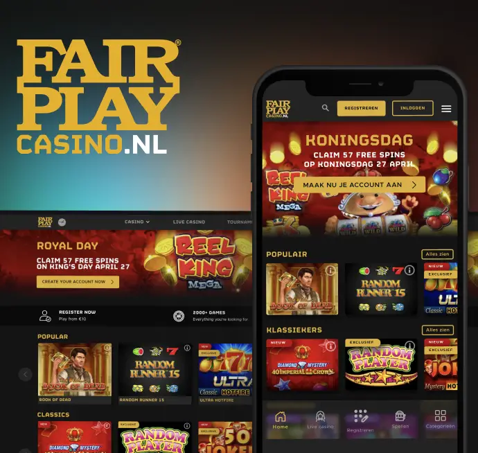 Lead UX Designer at Fair Play Casino project preview