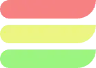 Stacked severity tag icon