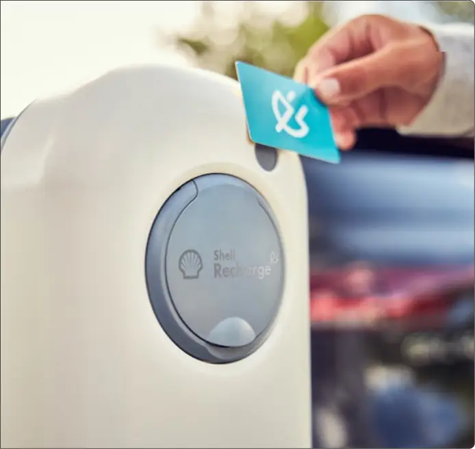 Shell Recharge support interface preview